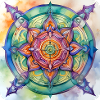 Symbol in bright colours