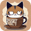 Cute Coffee Cat