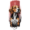 Inquisitive Companion: Beagle Portrait