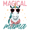 Magical Mom Stylish Unicorn Wife Funny Mom