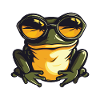 Frosch Lustig Cool