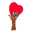 Hand mit Herz12