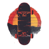 Skateboard Sunset Retro Style
