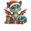 Dragon Noël Dragon Enfants