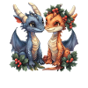 Dragon Noël Gui Mignon Anime