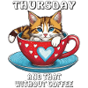 THURSDAY AND THAT WITHOUT COFFEE