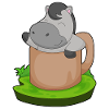 Tasse à cheval