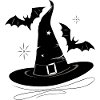 Witch Hat Bat Walpurgis Night