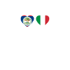 Belize Italy Heartbeat Flag Belizer