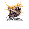 Astronaute en Spray Splash Techno