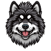 Wolfspitz Keeshond | Cartoon Artwork