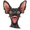 Xoloitzcuintle Mexican hairless dog Cartoon