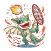 Badminton Drache