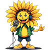 Singing Sunflower Spring Joy