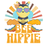 Bee Hippie Biene Peace