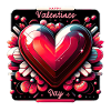 Valentine's Heart Gloss Charm