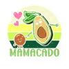 Avocado Mama Mamacado Schwangere Mutter