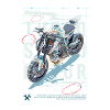 Motorcycle Technical Drawing