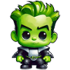 Cute green monster