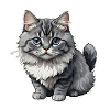 Loco cat sticker