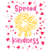 Spread Kindness - Dog Shakes - Hearts