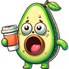 Avocado with Coffee Caffeine Shock