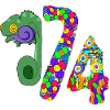 Caméléon 974 Doodle