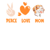 Beagle Peace Love Dog Mom