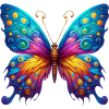 Van Gogh butterfly