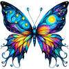 Van Gogh butterfly