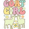 Capra Ragazza Groovy Capra Amante Agricoltore