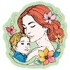 Mother Child Mother's Day Motif