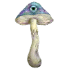 One Eyed Rainbow Mushroom