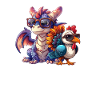 Dragon Thanksgiving Dabbing Turkey