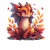Drache Thanksgiving Herbst Kinder