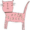 katze rosa