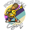 Fille de pickleball