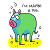 Farm animal, maybe a pig
