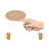 Coasters Flip Over Game