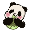Cute Panda – Bamboo Snack