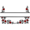 Blumen Dekoration Banner