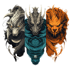 Gods of the Three Unification