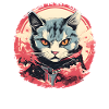 Cat Anime Style