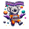 Koala im All: Planetenjongleur