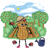 Peanut Garden Gardener Ladybug