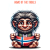 Norwegian Troll with Flag – Home of
