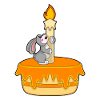 Bougie d’anniversaire Bunny