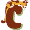 Cat Letter C