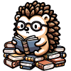 Hedgehog Bookworm: The Literary Spine