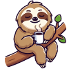 Sloth Sipper: The Leisurely Lounger